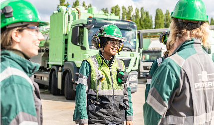 Werkmannen in actie